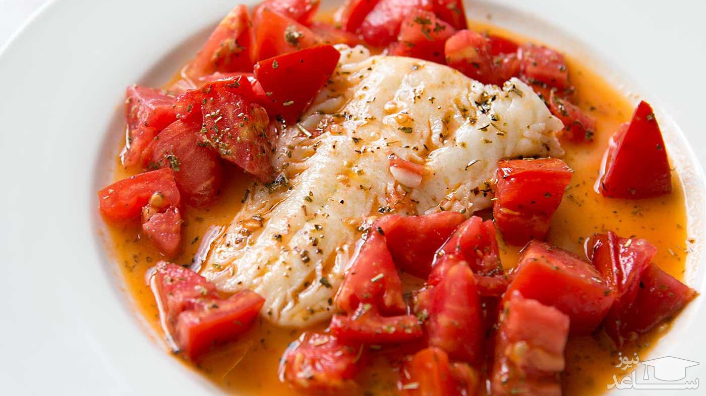 روش تهیه ماهی با گوجه و آویشن