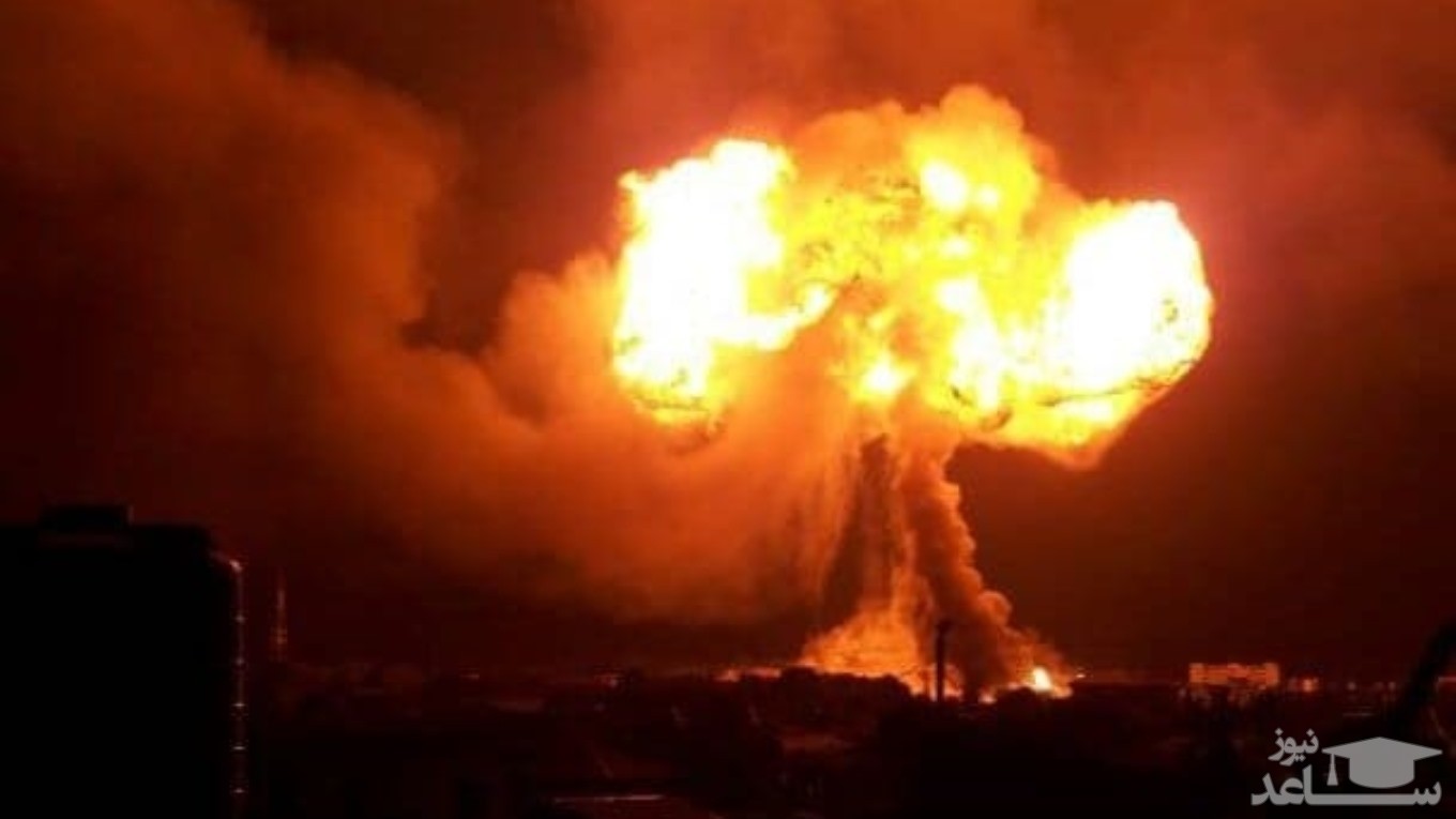 (فیلم) انفجار مهیب در پمپ بنزین با ۱۳ مجروح