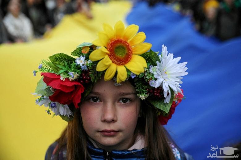 تظاهرات در همبستگی به اوکراین در شهر " خارکف" لهستان/ رویترز
