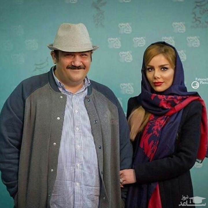 عکس عاشقانه مهران غفوریان و همسرش