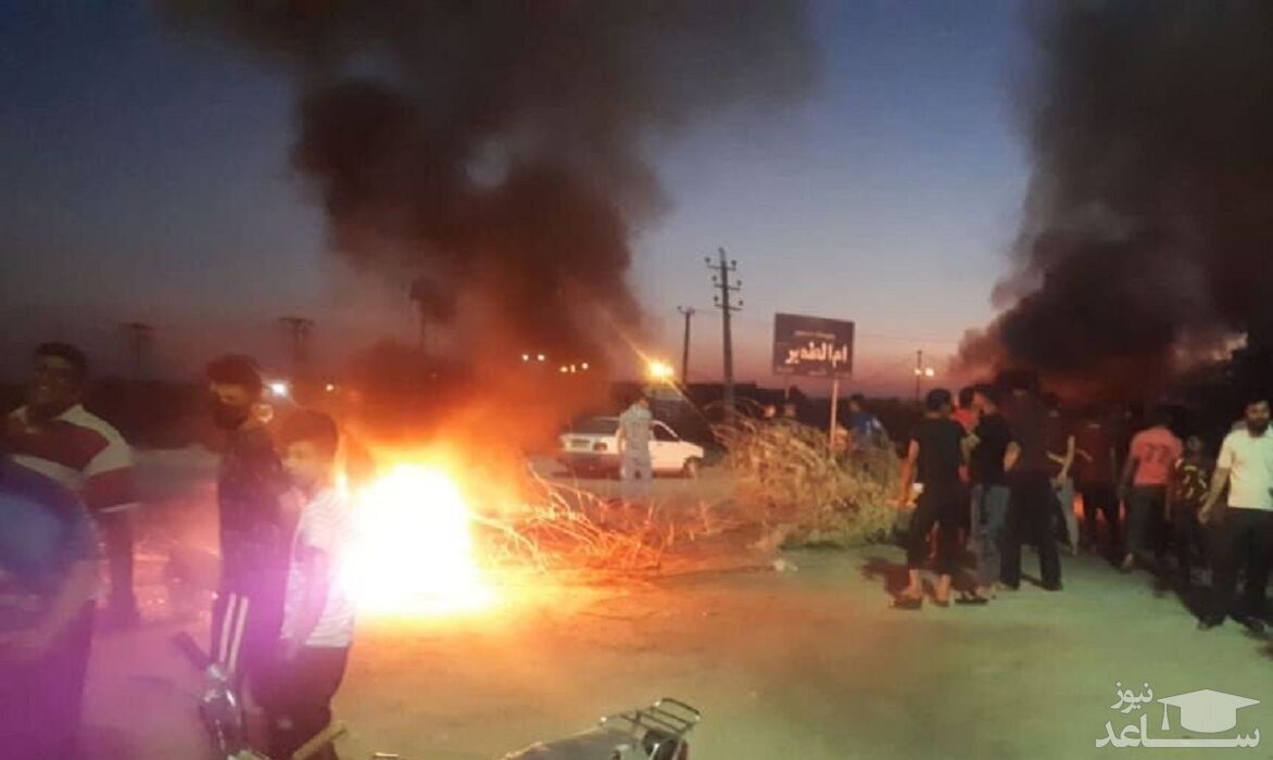 دلیل بستن جاده توسط اهالی یک روستا در اهواز