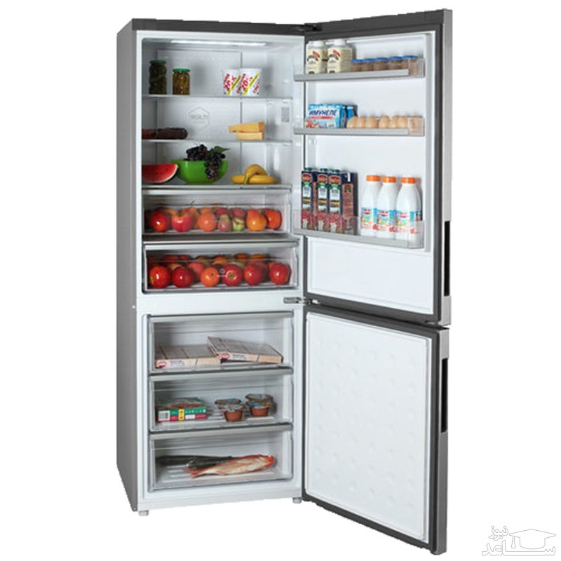 فضای داخل یخچال و فریزر هایر مدل C3FE744
