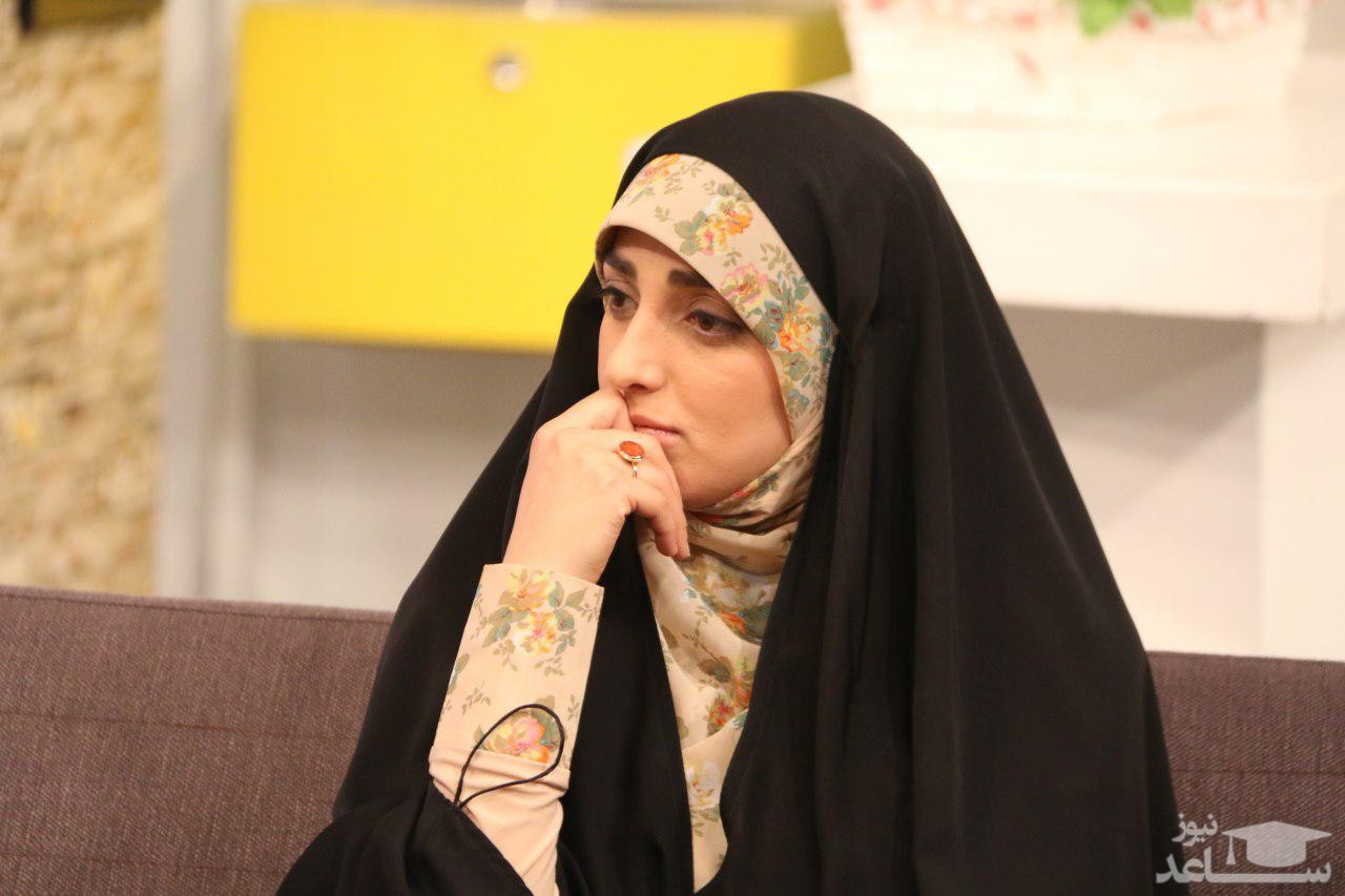 شلوغ کردن ستاره سادات قطبی وقتی پسرش یه ذره سرما میخوره