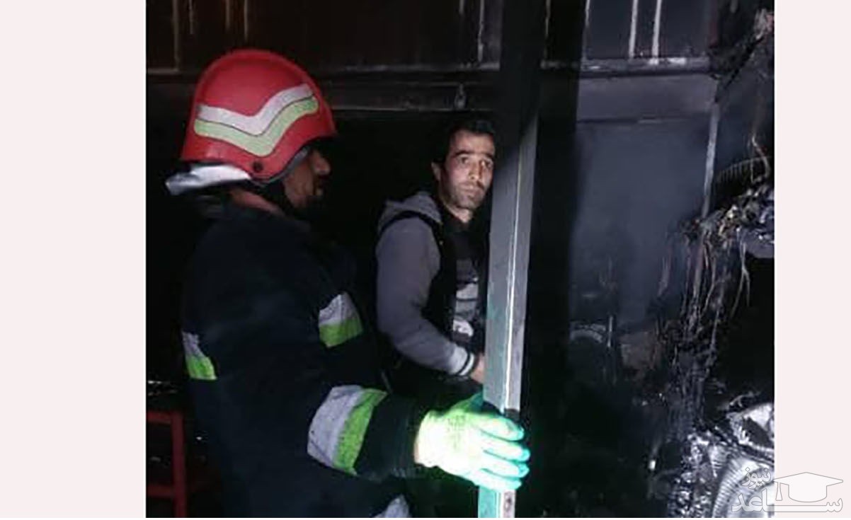 آتش سوزی هولناک در تبریز