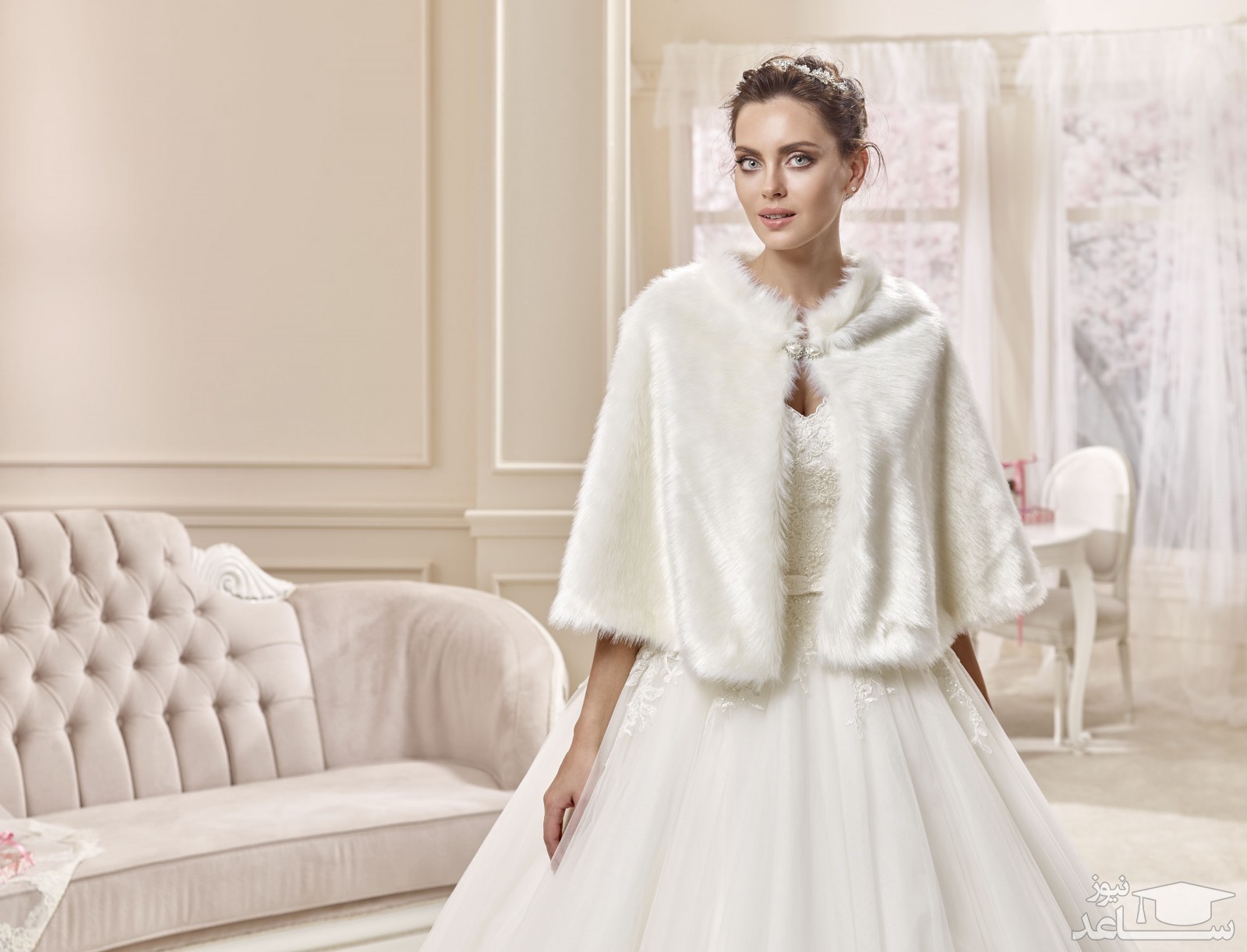 معرفی انواع شنل عروس متناسب با لباس عروس