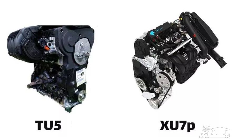 تفاوت موتور tu5 و xu7p در چیست؟