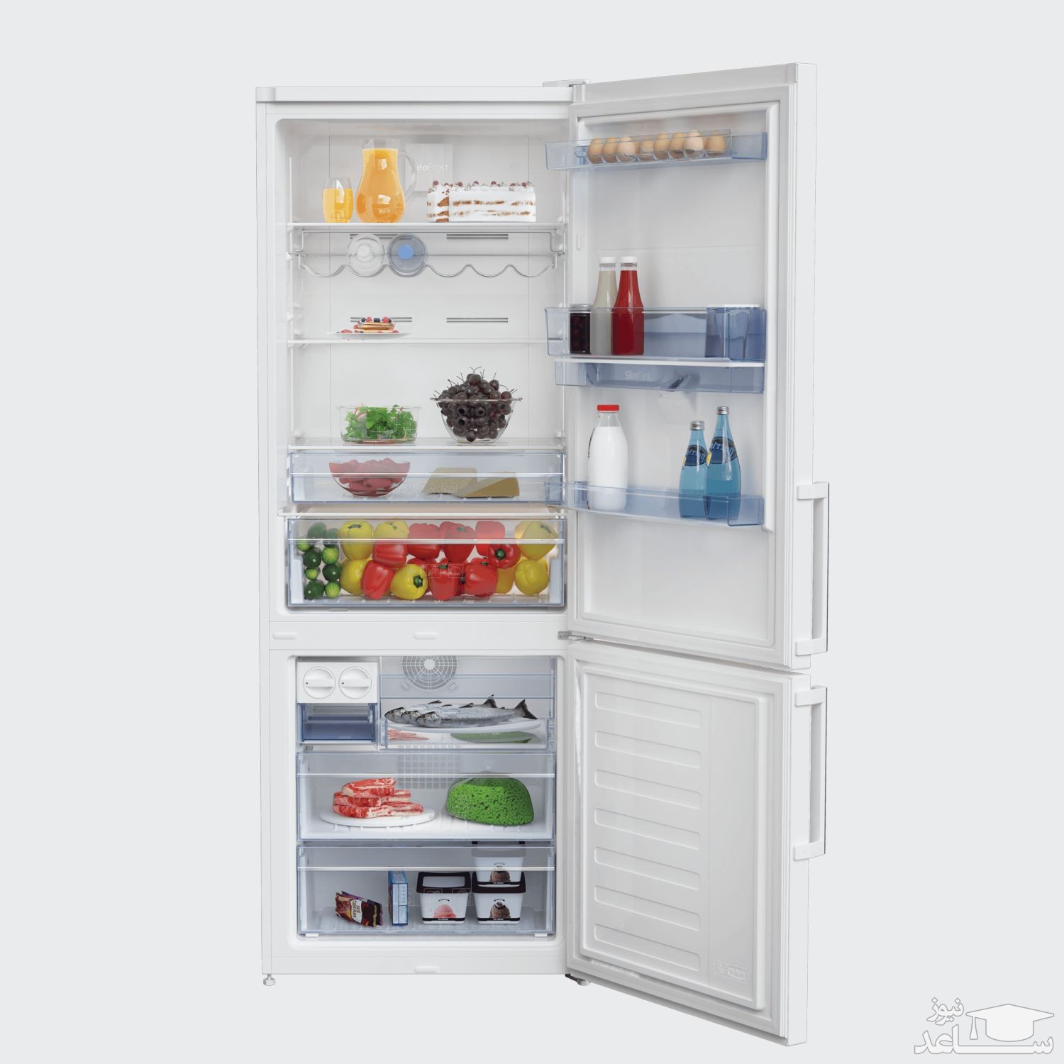 یخچال فریزر بکو مدل RCNE520E21DW