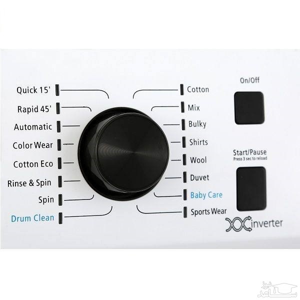 برنامه های شستشوی لباسشویی زیرووات مدل ZWT 8014
