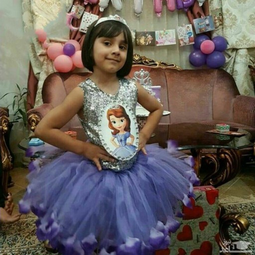 مدل لباس تولد برای تم تولد پرنسس صوفیا
