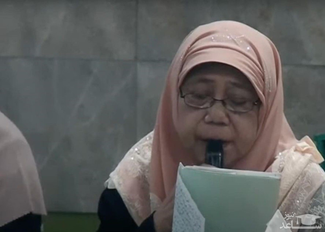(فیلم) لحظه فوت یک زن در حال قرائت قرآن