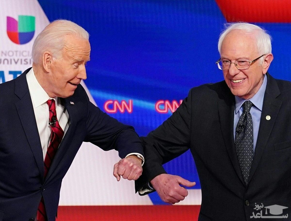 برنی سندرس: بسیار نگران کمپین جو بایدن هستم!