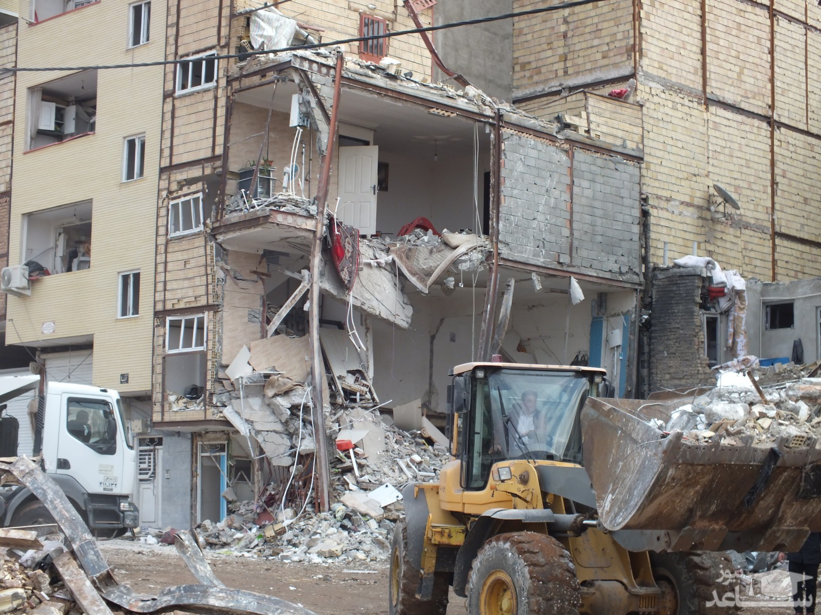 انفجار ساختمان مسکونی در تبریز