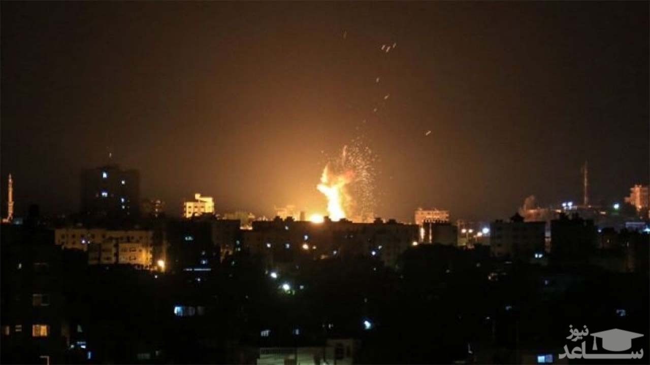 بمباران شمال غزه توسط جنگنده‌های رژیم صهیونیستی