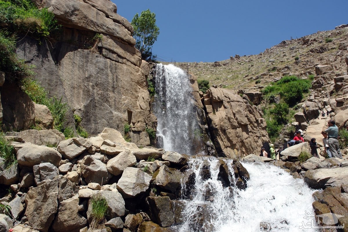 آشنایی با آبشار گنج نامه همدان