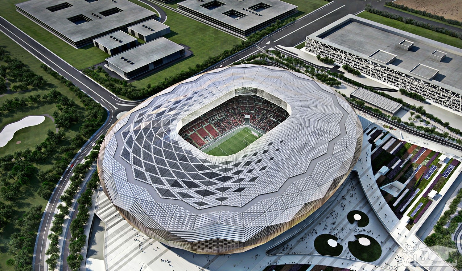 پایان خاصِ عجیب‌ترین ورزشگاه جام جهانی 2022 + فیلم