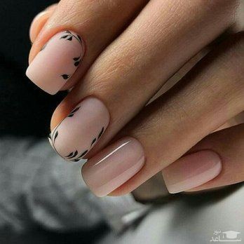 لاک ناخن گلدار