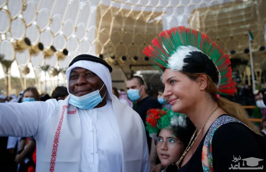 جشن پنجاهمین سالگرد تاسیس کشور امارات متحده عربی در حاشیه نمایشگاه اکسپو 2020 دوبی/ EPA