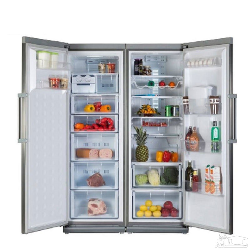 فضای داخلی یخچال فریزر دوقلو زیرووات مدل Z6I