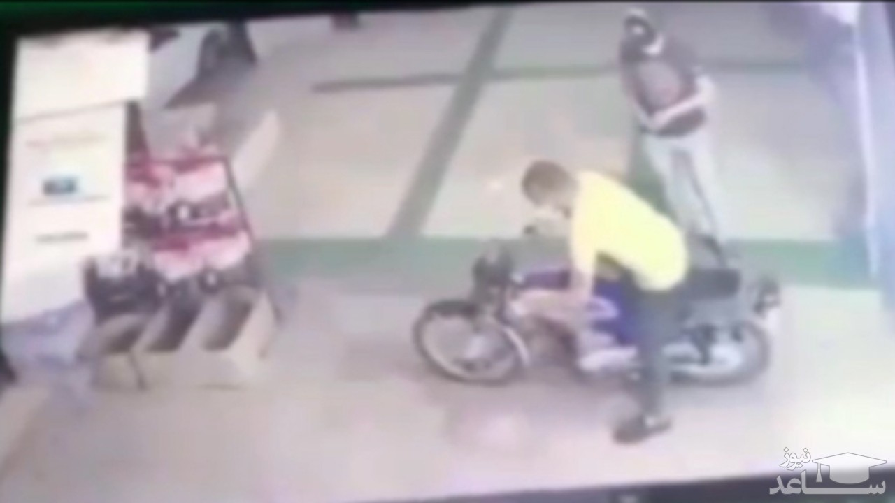 (فیلم) سرقت ناموفق موتورسیکلت در اهواز 