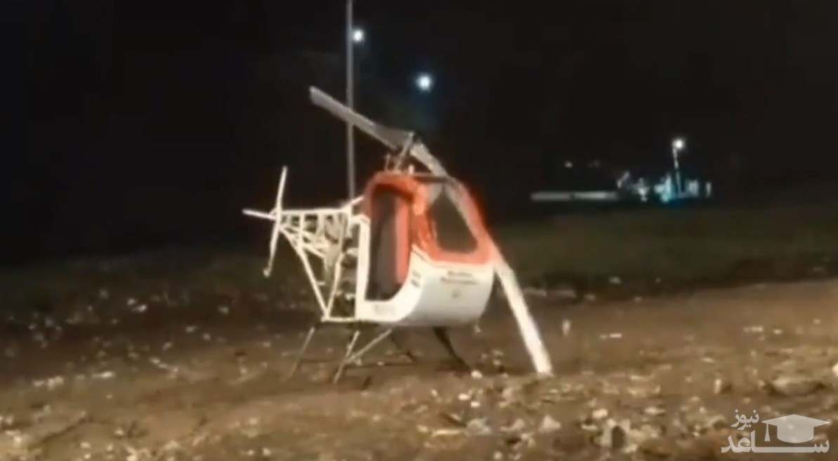 (فیلم) مخترع هلیکوپتر دست ساز هنگام آزمایش کشته شد