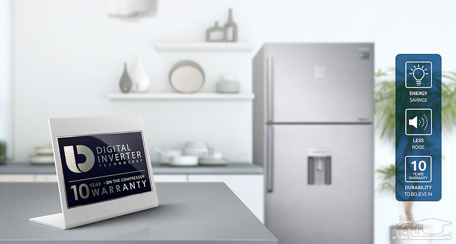 یخچال فریزر بالا پایین سامسونگ مدل RT600W