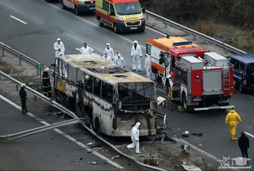 مرگ 46 نفر در اثر تصادف مرگبار یک اتوبوس در بزرگراهی در شهر "بوسنِک" بلغارستان/ خبرگزاری فرانسه