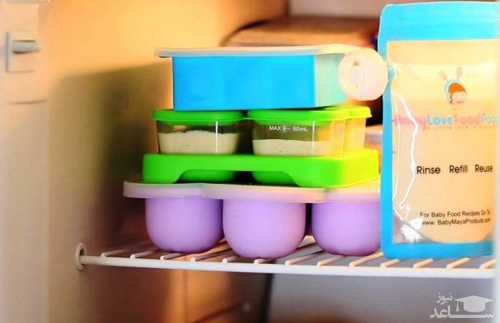 پوسار شرایط نگهداری غذای کودک در یخچال