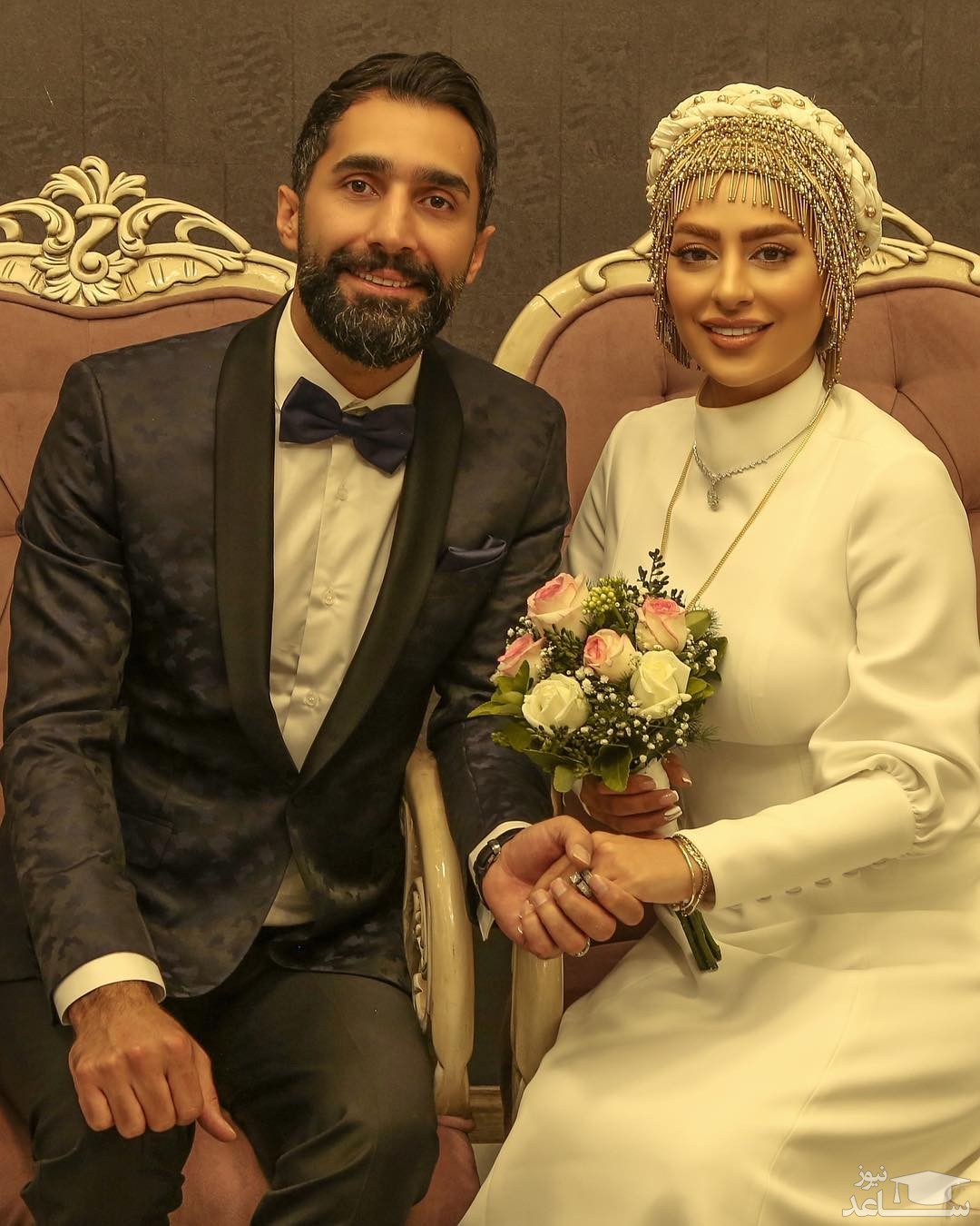 هادی کاظمی و همسرش سمانه پاکدل