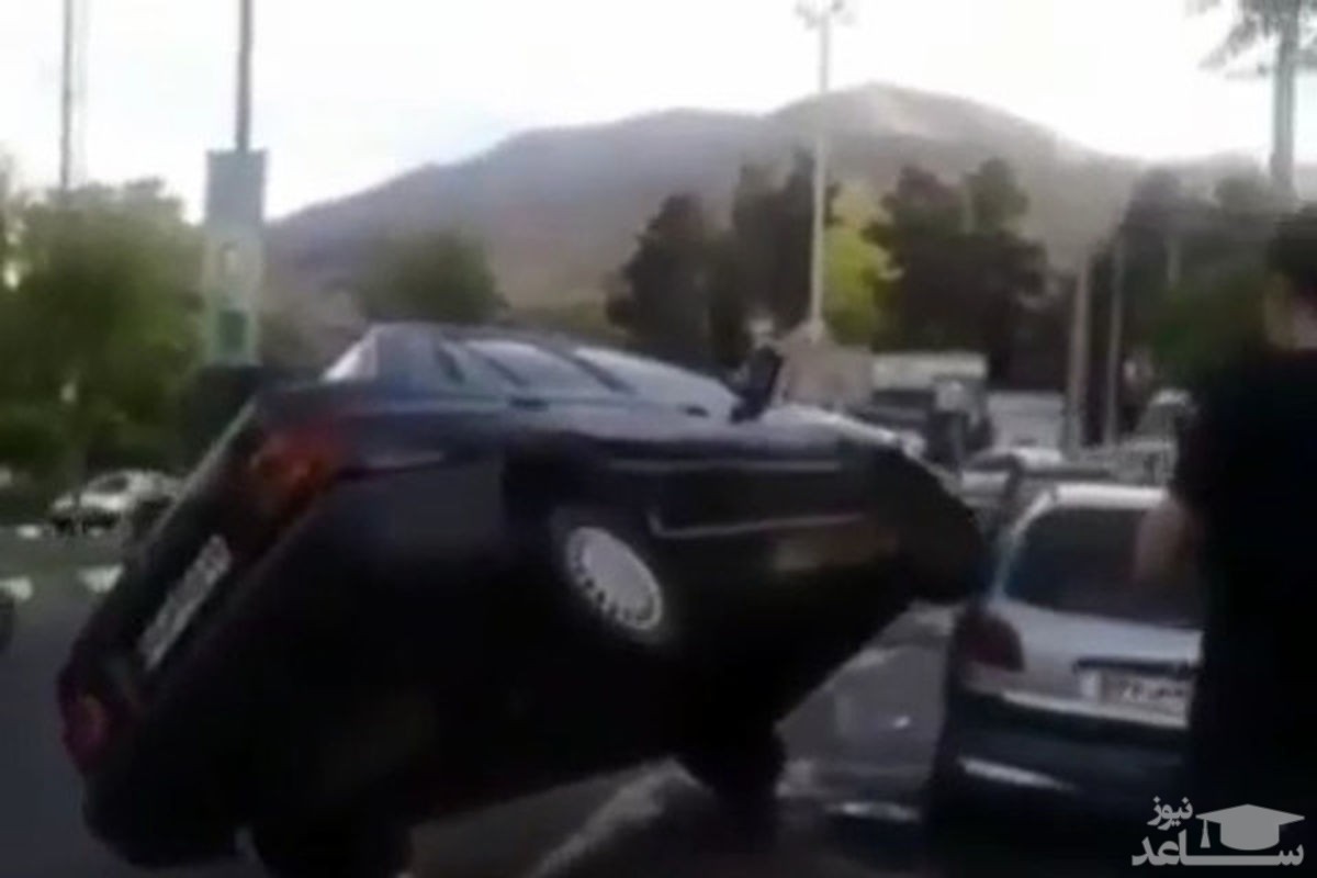 (فیلم) تصادف عجیب وغریب پراید با پژو۲۰۶!