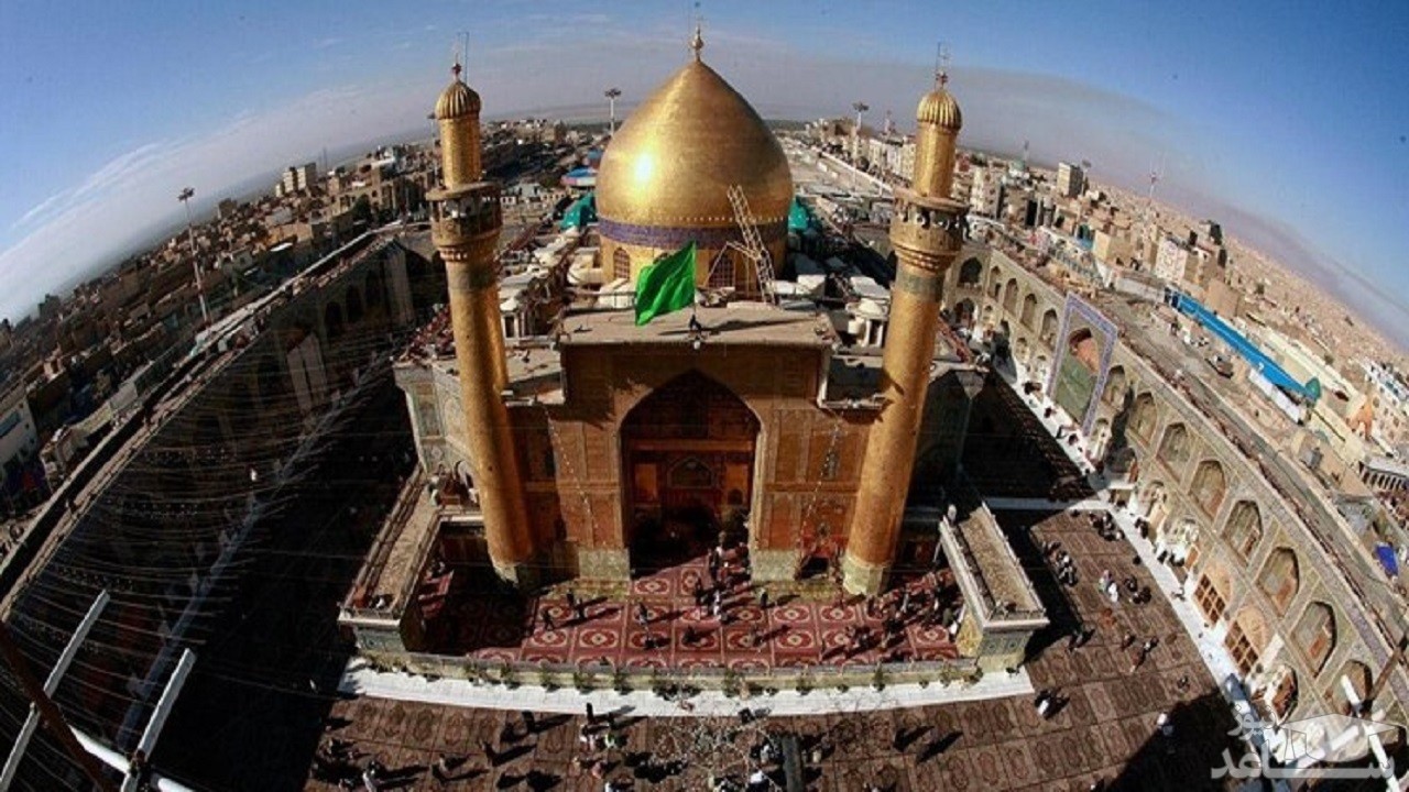 ویدیو جذاب امروز| لحظات بسیار زیبای شست‌و‌شوی گنبد حرم امام علی (ع)