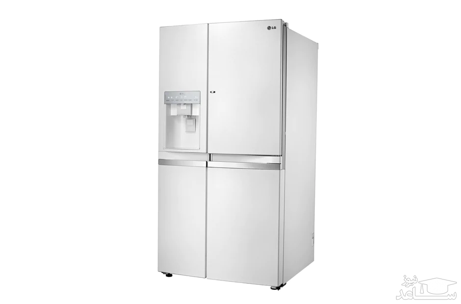 یخچال فریزر ساید ال جی سفید مدل SXB550WB