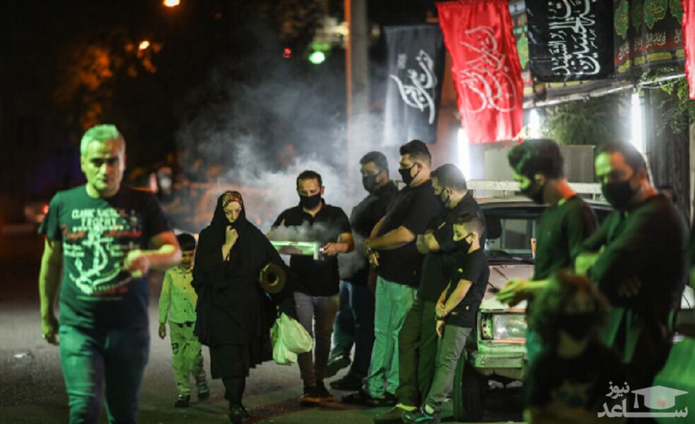 (عکس) تکیه سیار در شب اول ماه محرم