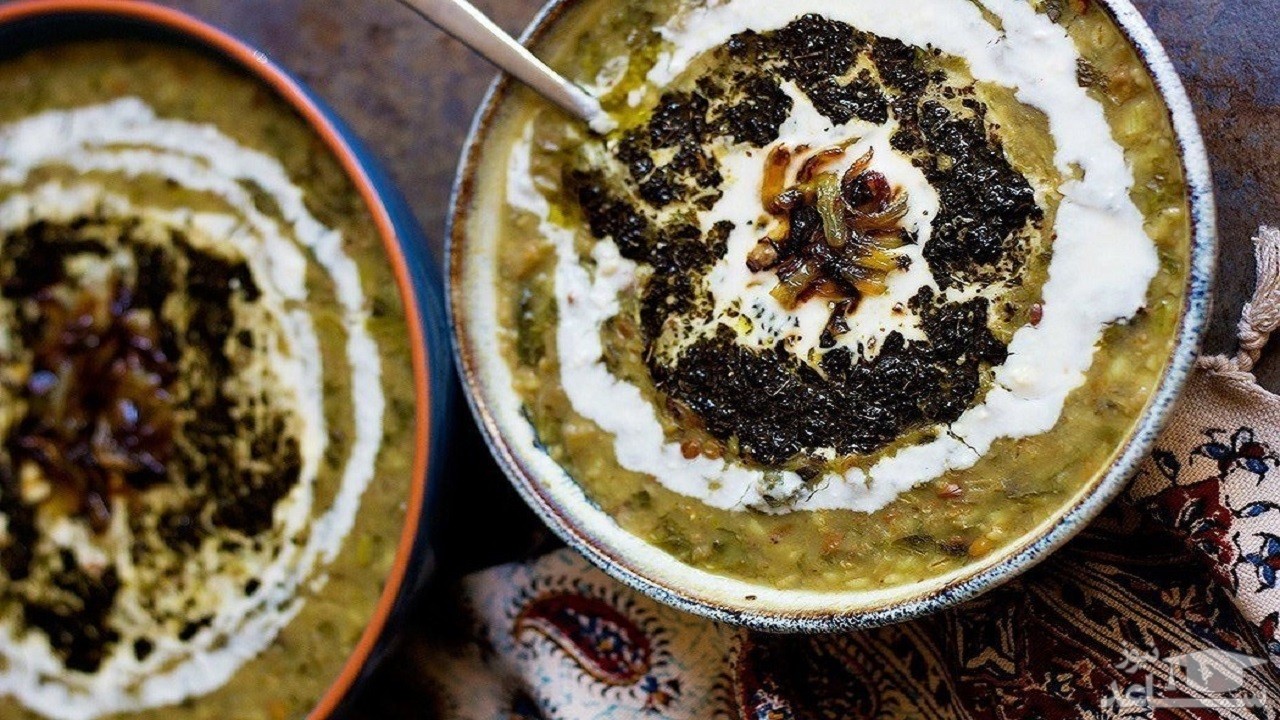 روش تهیه آش بادنجان ملایر لذیذ