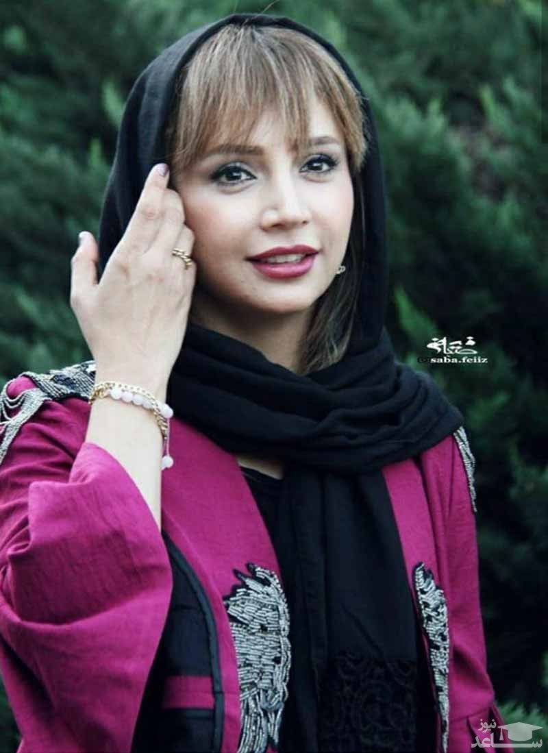 ژست گانگستری شبنم قلی خانی با اسلحه