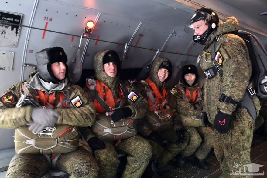 آموزش هوابرد سربازان پیاده نظام دریایی ناوگان شمالی روسیه/ ایتارتاس