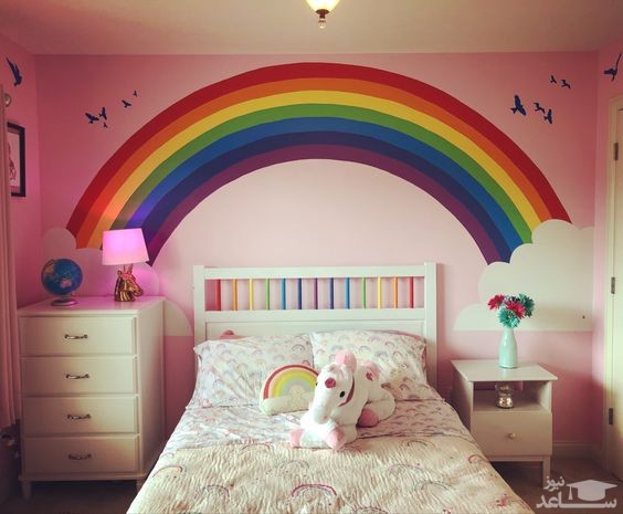 دکوراسیون رنگی اتاق خواب