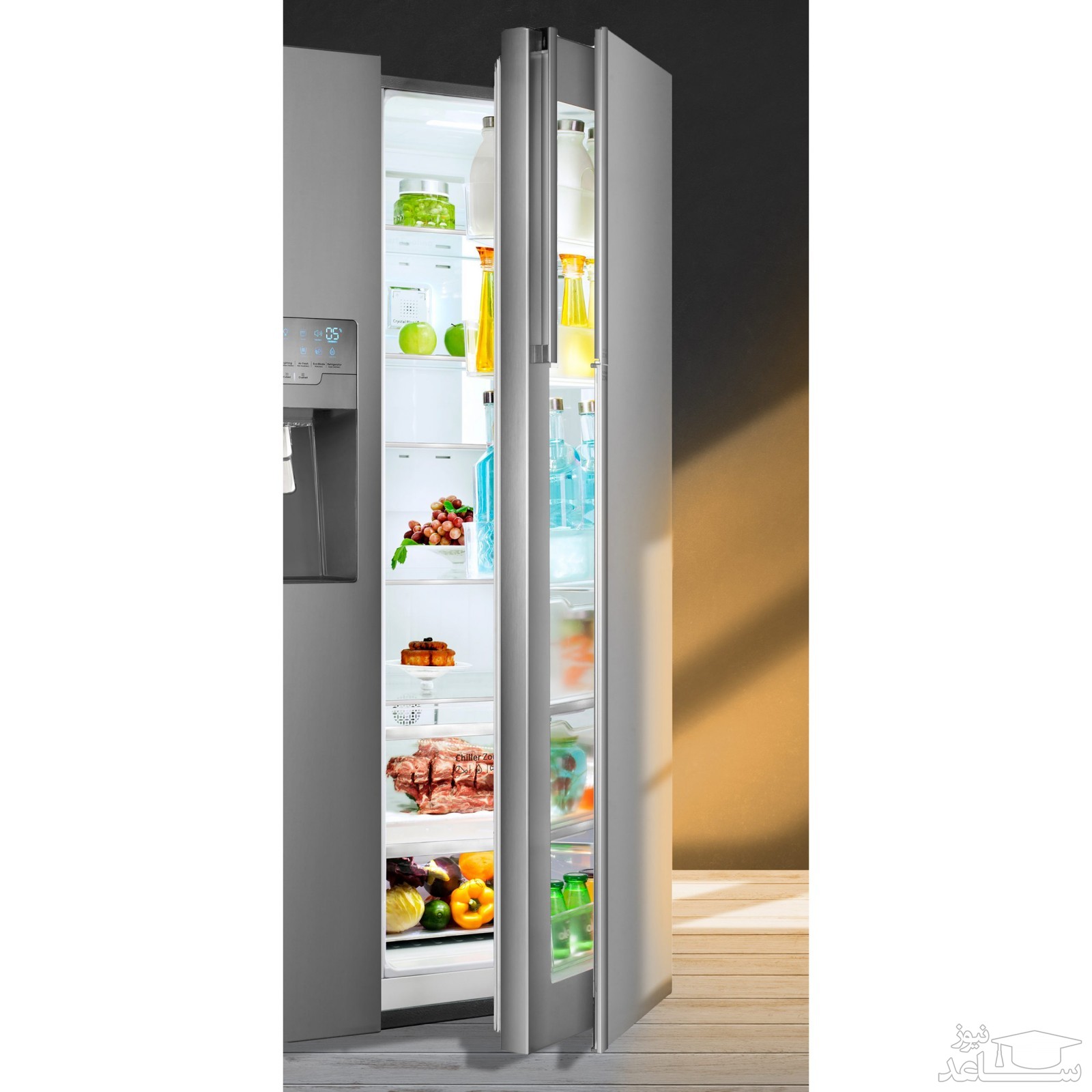 یخچال و فریزر ساید بای ساید دوو مدل D2S-1037SS