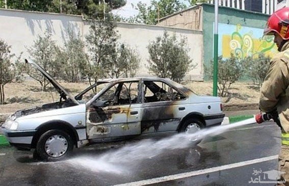 دختر و پسر تهرانی زنده زنده در آتش سوختند / مردم سعادت آباد شوکه شدند