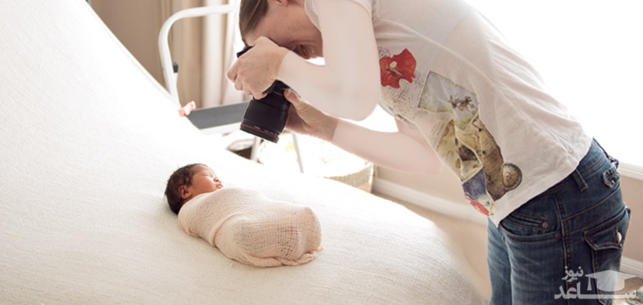 عوارض و خطرات فلاش دوربین عکاسی بر چشم نوزاد