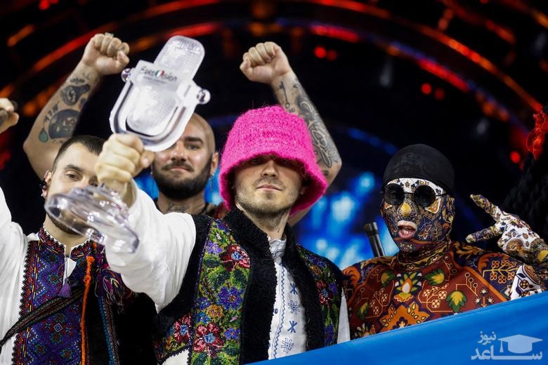 برنده شدن اوکراین در مسابقات موسیقی سالانه "یورو ویژن 2022" اروپا در شهر تورین ایتالیا/ رویترز