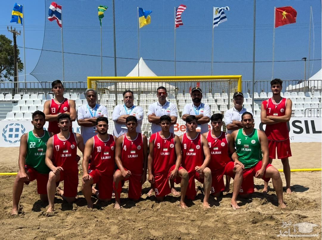 حضور هندبالیست های ساحلی نوجوان ایران در جمع 4 تیم بهتر جهان