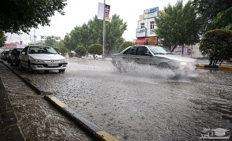 پیش‌بینی بارش شدید باران در ۵ استان