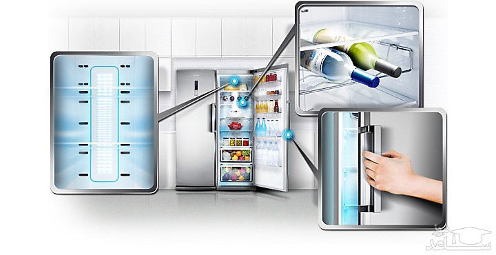 یخچال و فریزر دوقلو سامسونگ مدل RR30-RZ30