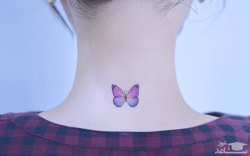 ایده های جذاب برای طراحی تاتو پروانه روی بدن