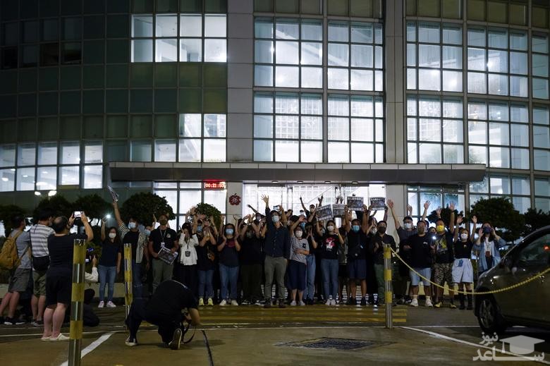 چاپ آخرین نسخه روزنامه دموکراسی خواه " اپل دیلی" در هنگ کنگ