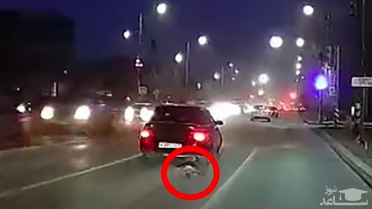 (فیلم) رفتار غیرانسانی یک راننده در خیابان!
