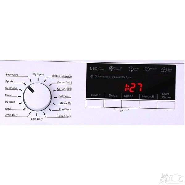 صفحه برنامه لباسشویی مایدیا مدل WU-34703 