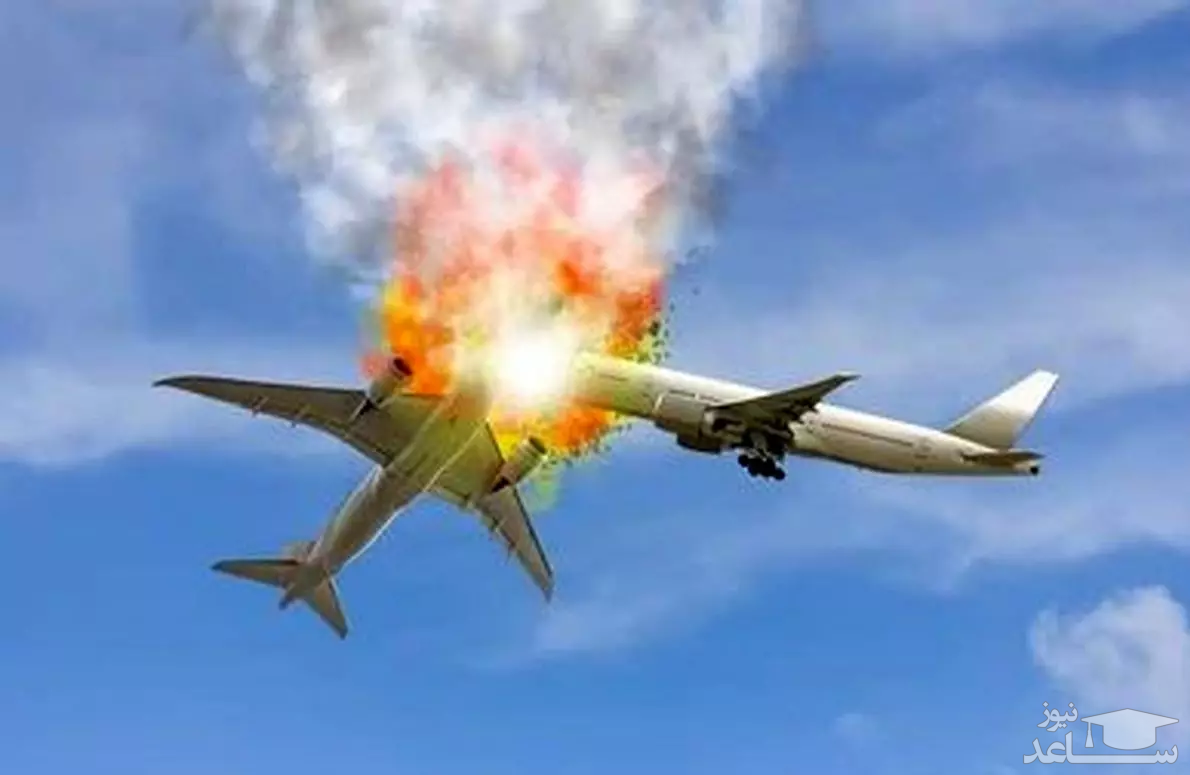 (فیلم) برخورد وحشتناک دو هواپیما در آسمان