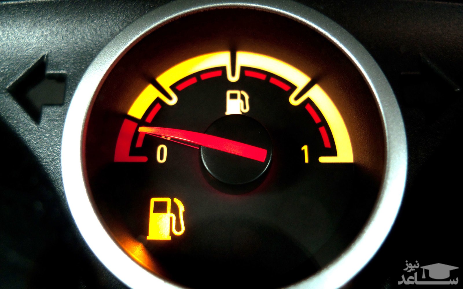 خودروهای مختلف با چراغ روشن بنزین چند کیلومتر می توانند بروند؟