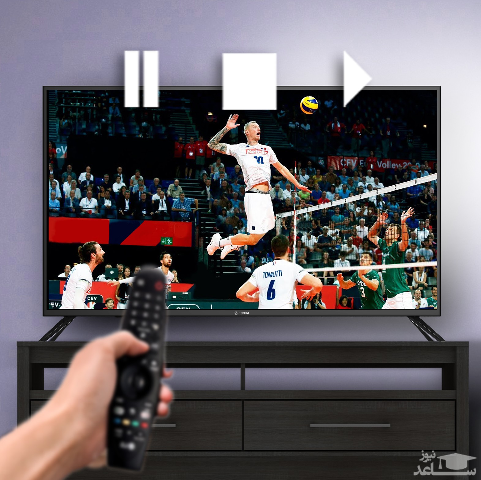 تلویزیون ال ای دی هوشمند اسنوا مدل SSD-SA620U سایز 55 اینچ